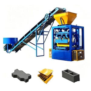 QT4-24 Concrete Brick Making Machine