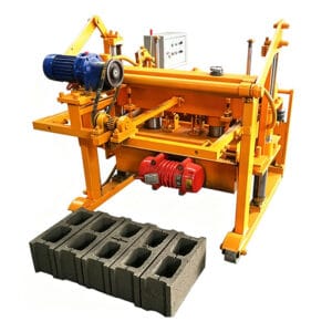 QT40-3A Mobile Concrete Brick Making Machine