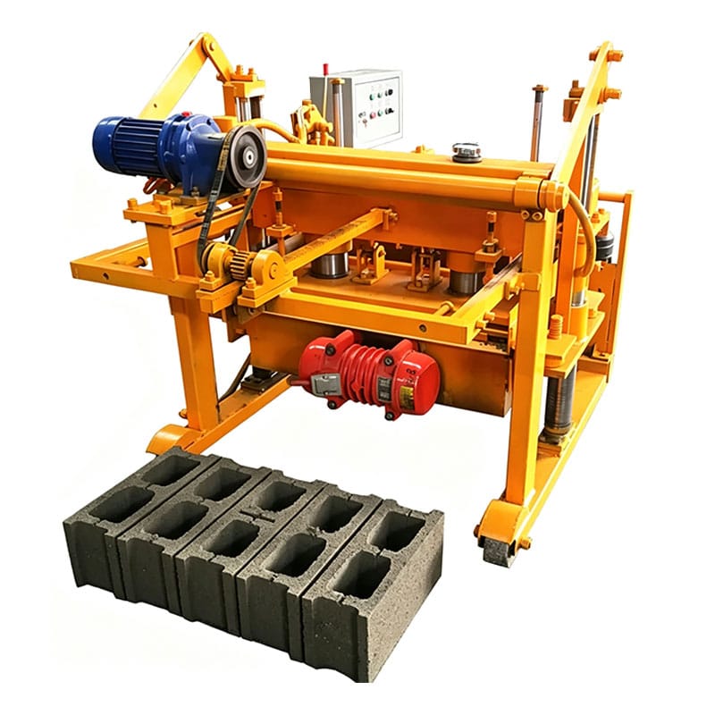 QT40-3A Mobile Concrete Brick Making Machine