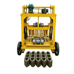 QT40-3B Mobile Concrete Brick Making Machine