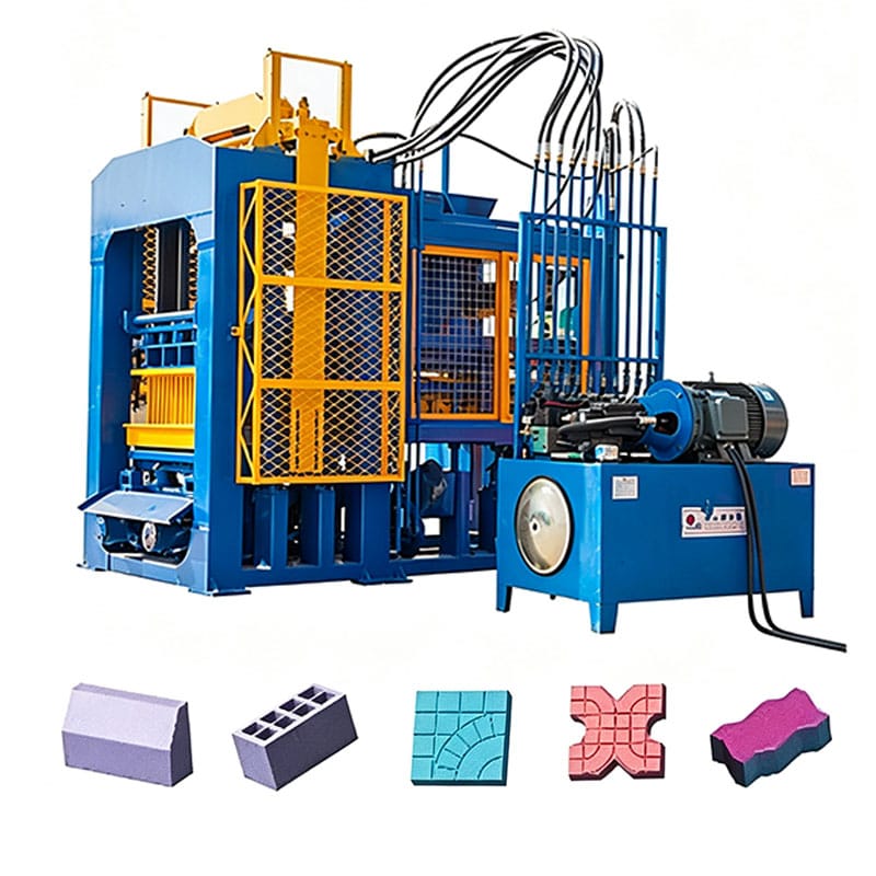QT5-15 Concrete Brick Making Machine