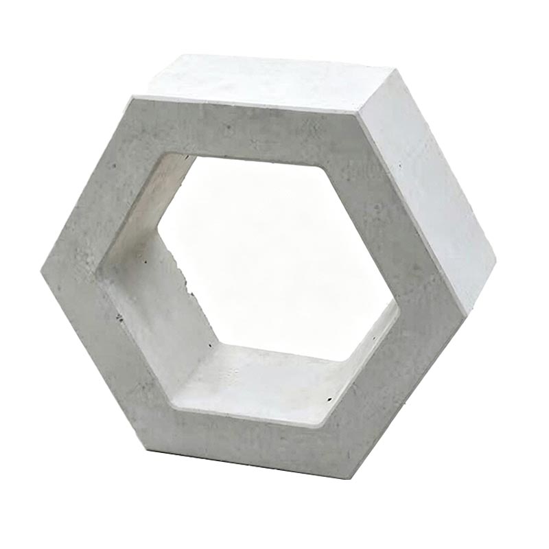 Hexagonal concrete paving block