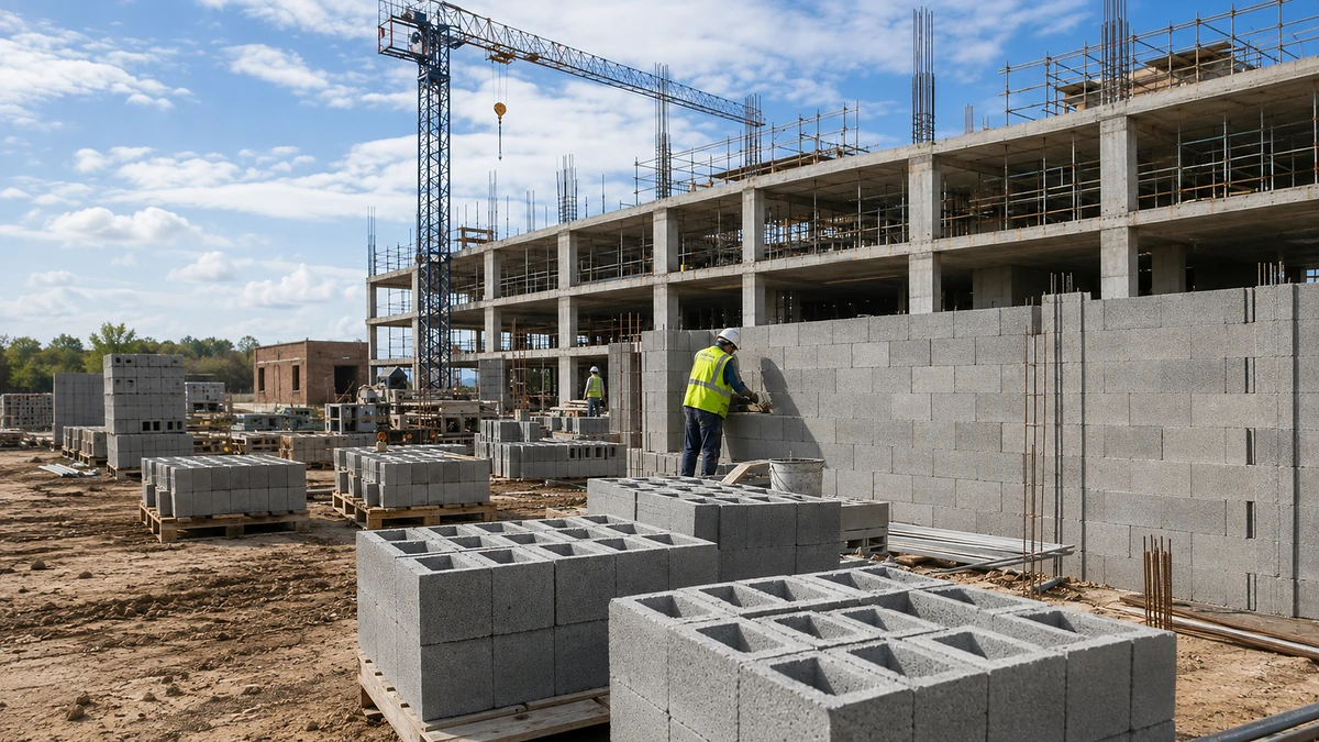 Construction Engineering concrete block application