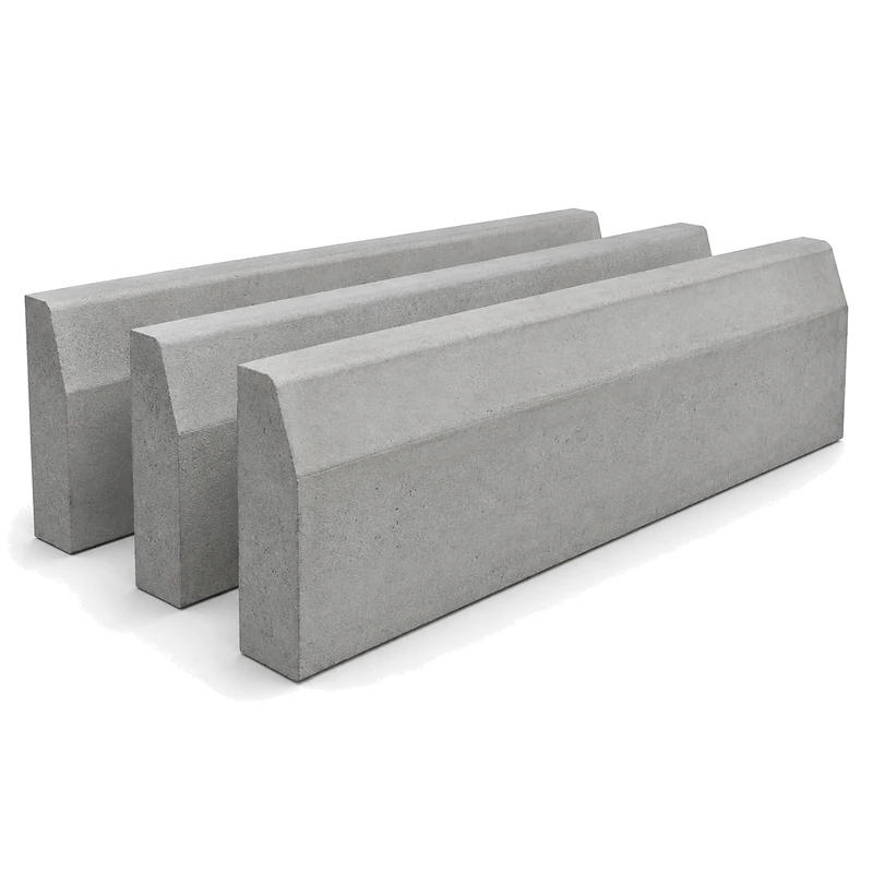 Curbstones concrete block application