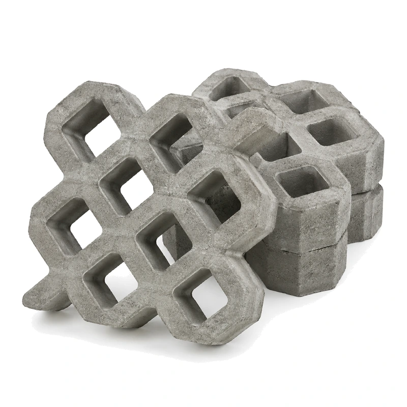 Grass Pavers concrete block application