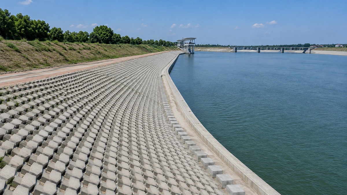 Water Conservancy Projects concrete block application